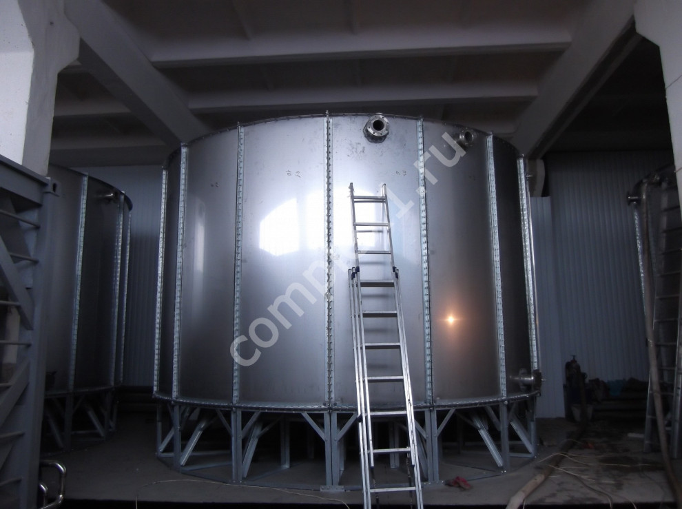 Резервуары 150 м3 (3х50) для винзавода