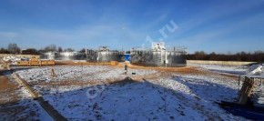 Картинка №1 к новости Нержавеющие резервуары общим объемом 1000 м3 смонтированы в Калужской области