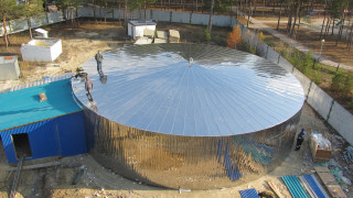 Превью-фото Резервуар 1183 м3 для водоочистного комплекса