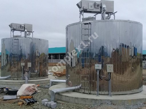 Сданы в эксплуатацию сборные резервуары для молочно-товарной фермы в Сахалинской области